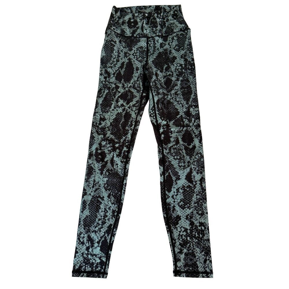 Carbon38 Snake Print 7/8 Athletic Leggings Size S - Picture 2 of 4